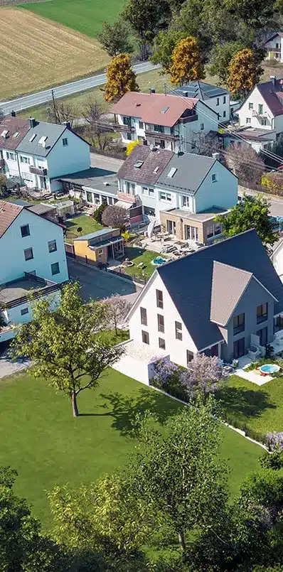 Wohnbau in Rederzhausen - Ansicht von oben - Layer Immobilien & Bau