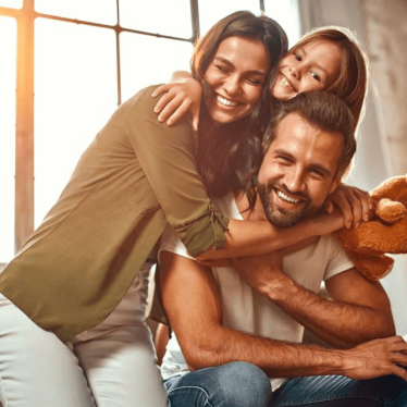 Glückliche Familie