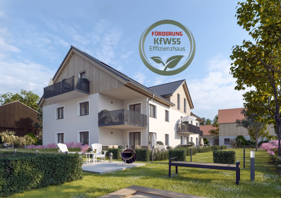 Schorenbach Hof - Lebensqualität auf einer Ebene: Barrierefreies Wohnen im Ortsteil Buchloe mit KfW55 Förderung