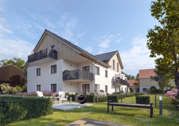 Gemeinschaftsbereich im Freien - Sicher & selbstbestimmt: Barrierefreie 3-Zimmer-Wohnung in Honsolgen