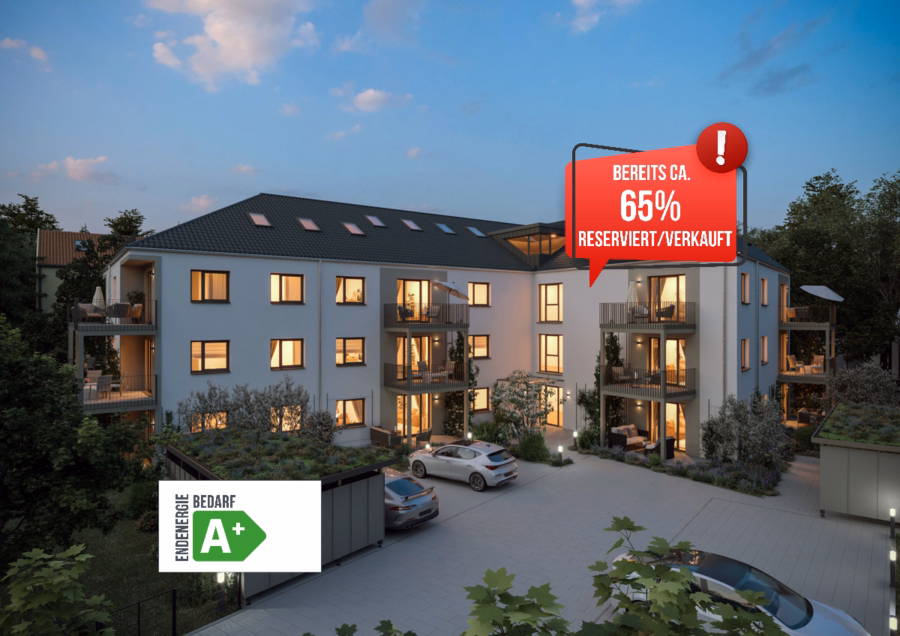 AUGURA bei Abend - AUGURA: Betreutes Wohnen – Nur einmal verfügbar: Westgartenwohnung mit Abendsonne