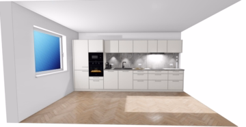 Küchen Visualisierung - Neubau Erstbezug – Terrassenwohnung mit EBK ablösefrei – kurzfristig verfügbar