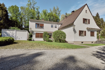 Außenansicht Süd - Rarität in Bestlage – Haus mit Garten direkt am Siebentischwald