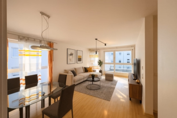 Wohnzimmer und Essbereich Einrichtungsbeispiel - ***Terrassenwohnung im Antonsviertel – wer hier wohnt, nennt seine Adresse mit Stolz***