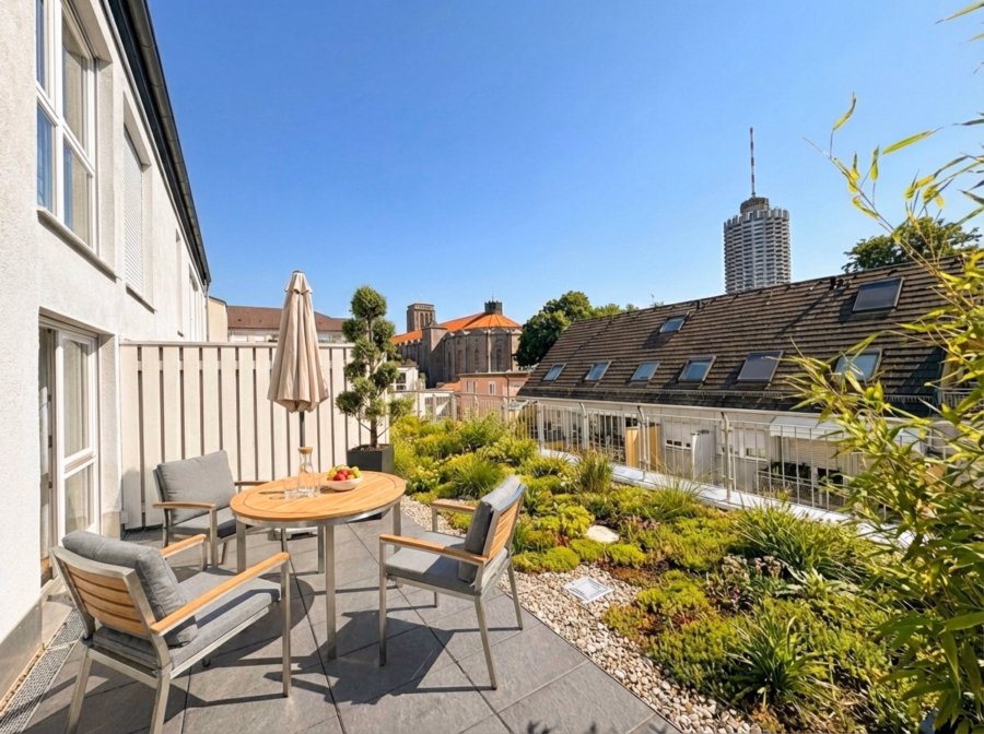 Terrasse - ***Terrassenwohnung im Antonsviertel – wer hier wohnt, nennt seine Adresse mit Stolz***