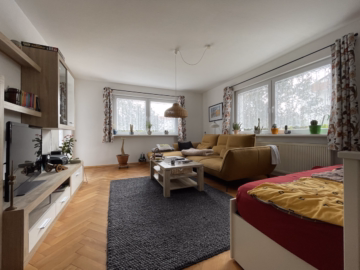 Wohnzimmer - Mehrfamilienhaus als einmalige Kapitalanlage im Herzen von Bad Wörishofen