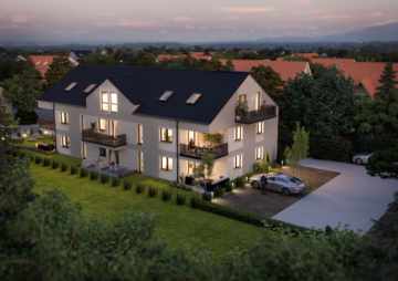 BURCHINGER HOF - Luftbild - Wohnen mit Weitblick ab 60 Jahren in einem barrierefreien Wohnumfeld