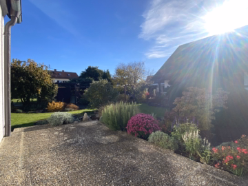 Südterrasse - Wohnen und Wohlfühlen in Bobingen – Einfamilienhaus mit idyllischem Gartenparadies