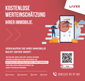 Grundriss - ***Ihr Platz an der Sonne!*** Erschlossenes Baugrundstück in Reinhartshausen-Bobingen zu kaufen!