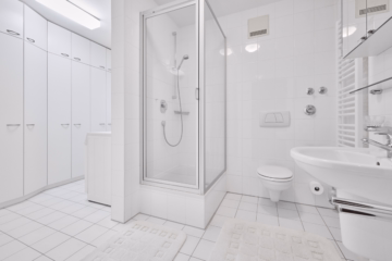 Badezimmer - ***Sonne tanken! Gemütliche Garten-Wohnung mit Terrasse, München nur 25 Minuten entfernt***