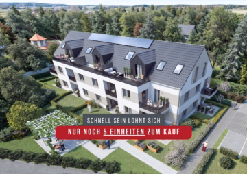 MAURER HOF von oben - MAURER-HOF: Betreutes Wohnen in Friedberg-Ottmaring mit attraktiver Süd-West-Ausrichtung