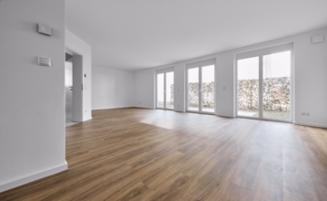 Wohnzimmer EG - ERSTBEZUG! Attraktive Neubau-Doppelhaushälfte in familienfreundlicher Umgebung