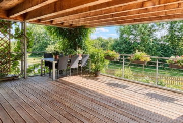 Terrasse EG - Raum für gemeinsame Momente – Gartenwohnung im Erdgeschoss in Windach / Schöffelding