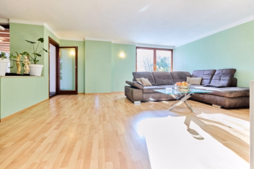 Wohnzimmer EG - Raum für gemeinsame Momente – Gartenwohnung im Erdgeschoss in Windach / Schöffelding