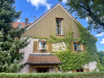 Hausansicht - 2-Familienhaus mit Ferien-Wohnungen, DG-Ausbau vorbereitet, 3er Carport und 4 STP in Waldberg kaufen