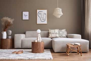 Wohnbeispiel: Wohnzimmer - 3 Zimmer, voller Style, in München-Solln zum Kaufen