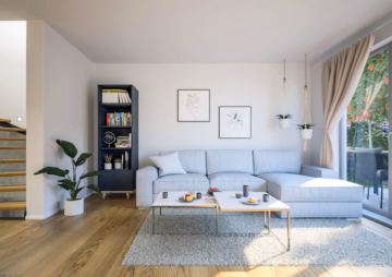 Wohnbeispiel Wohnzimmer - JETZT BESICHTIGEN: 50 % Verkauft – Reiheneckhaus mit Charme!