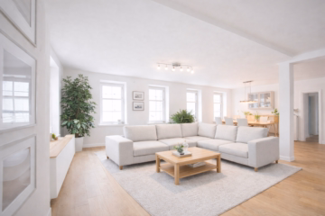 Visualisierung Wohnzimmer - Stilvolle 4-Zimmer-Wohnung in begehrter Citylage