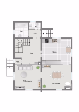 Erdgeschoss - Grundstück mit Altbestand in Schwabmünchen