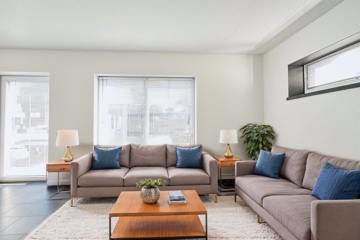 Einrichtungsbeispiel KI Wohnzimmer - ***Ankommen. Wohlfühlen. Zuhause sein.*** 2,5-Zimmer-Wohnung in Top Lage von Bad Wörishofen!