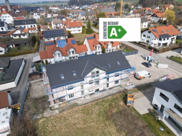 Aktueller Bautenstand - 3-Zimmer-Dachgeschoss-Wohnung in kleiner Wohnanlage mit Süd-West-Ausrichtung