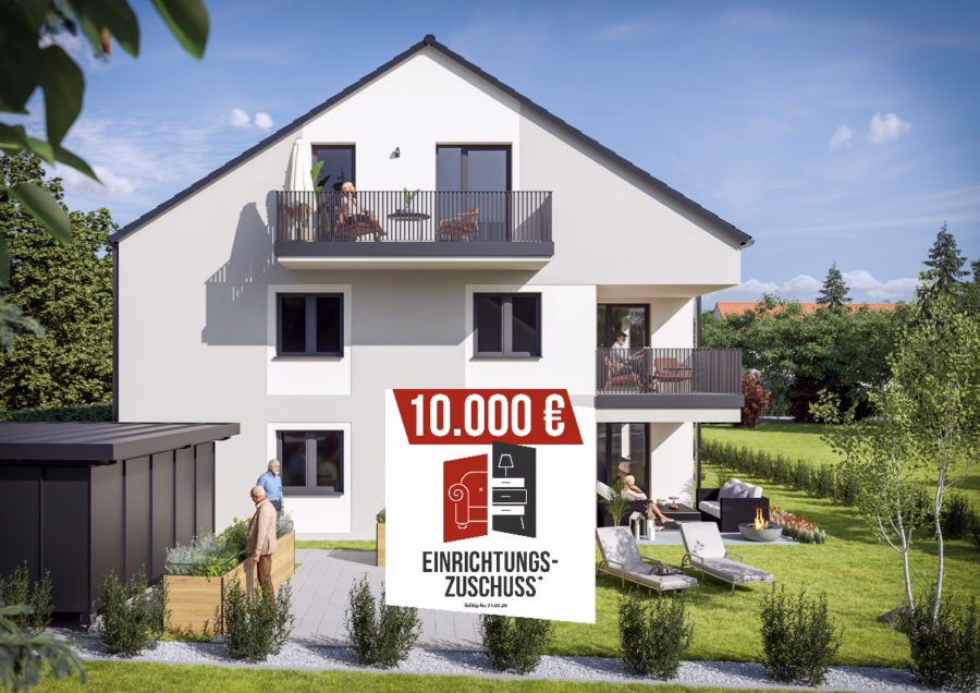 10.000 € Einrichtungszuschuss* - Gemeinsam statt einsam mit Unterstützung, wenn Sie sie brauchen