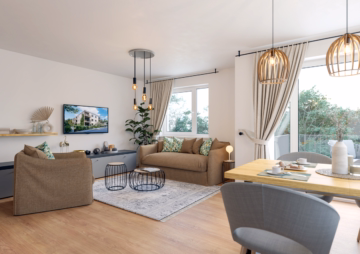 Wohnbeispiel Wohnzimmer - Jetzt Ihre Wohnung im Betreuten Wohnen sichern – für sich selbst oder als Investition