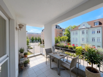 Südwest-Loggia - ***Terrassenwohnung im Antonsviertel – eine Lage für Menschen mit gehobenem Anspruch***