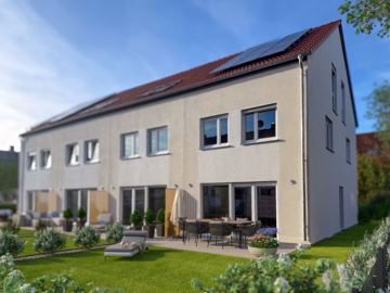 Mering - Gartenbeispiel - Jetzt besichtigen und im Frühjahr 2026 einziehen – Erstbezug im Reiheneckhaus in Mering