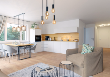 Wohnbeispiel Küche - Ihr neues Zuhause: Selbstbestimmt leben im Betreuten Wohnen – mitten in Augsburg-Pfersee